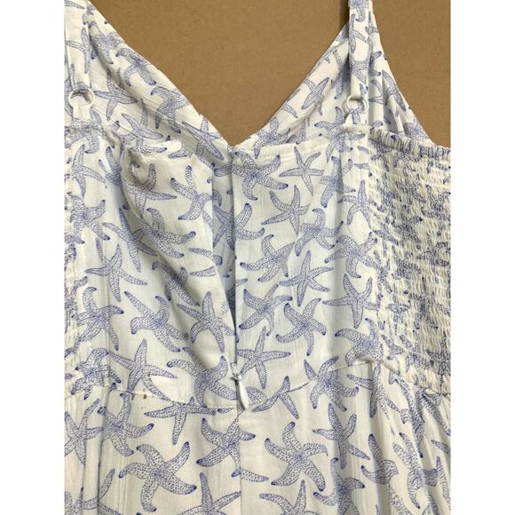 BOGO FREE! FAT FACE Ivory/Indigo TIBBY Starfish Midi Dress ECO-Responsible Sz 6 - Picture 15 of 16